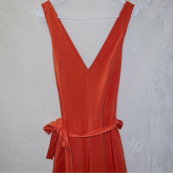Lovers & Friends X Mark's The Spot Jumpsuit Blood Orange size small - Picture 5 of 8